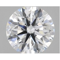 Lab Created 2.51 Carat E-SI1 Round Diamond