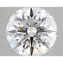Lab Created 2.17 Carat G-VS2 Round Diamond