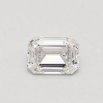Lab Created 0.59 Carat E-SI1 Emerald Cut Diamond