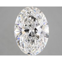 Lab Created 3.10 Carat F-VS2 Oval Diamond