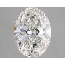 Lab Created 2.09 Carat G-VVS2 Oval Diamond