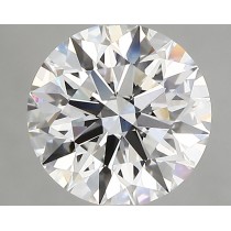 Lab Created 2.46 Carat F-VS1 Round Diamond