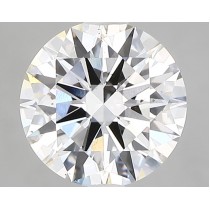 Lab Created 2.08 Carat G-SI1 Round Diamond