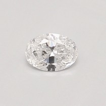 Lab Created 0.33 Carat E-VS1 Oval Diamond