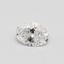 Lab Created 0.40 Carat D-SI2 Oval Diamond Lab Created 0.40 Carat D-SI2 Oval Diamond