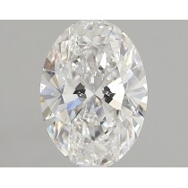 Lab Created 2.51 Carat E-VS2 Oval Diamond