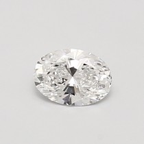 Lab Created 0.47 Carat E-SI1 Oval Diamond Lab Created 0.47 Carat E-SI1 Oval Diamond