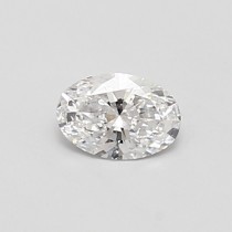 Lab Created 0.41 Carat D-SI1 Oval Diamond Lab Created 0.41 Carat D-SI1 Oval Diamond