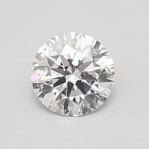 Lab Created 0.88 Carat E-SI1 Round Diamond