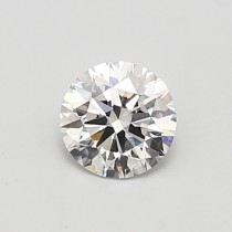 Lab Created 0.68 Carat D-SI1 Round Diamond