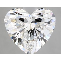 Lab Created 3.00 Carat G-VS1 Heart Shaped Diamond