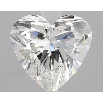 Lab Created 3.06 Carat G-VS2 Heart Shaped Diamond