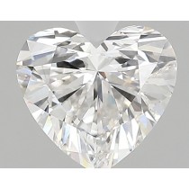 Lab Created 1.77 Carat F-VVS2 Heart Shaped Diamond