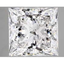 Lab Created 4.66 Carat F-SI2 Princess Cut Diamond Lab Created 4.66 Carat F-SI2 Princess Cut Diamond