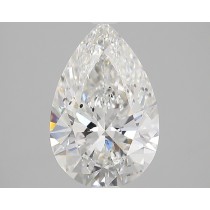 Lab Created 3.04 Carat F-SI1 Pear Shaped Diamond Lab Created 3.04 Carat F-SI1 Pear Shaped Diamond