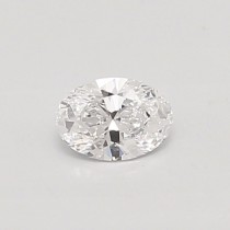 Lab Created 0.35 Carat D-VVS1 Oval Diamond