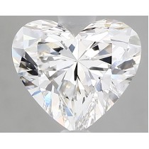Lab Created 2.06 Carat F-VS1 Heart Shaped Diamond