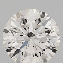 Lab Created 1.64 Carat F-SI1 Round Diamond