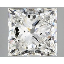 Lab Created 4.99 Carat G-SI2 Princess Cut Diamond Lab Created 4.99 Carat G-SI2 Princess Cut Diamond