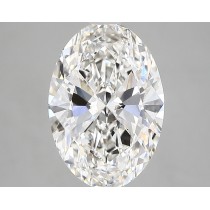 Lab Created 2.90 Carat G-VS2 Oval Diamond