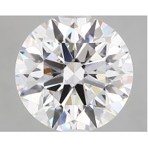 Lab Created 2.25 Carat F-VS2 Round Diamond Lab Created 2.25 Carat F-VS2 Round Diamond