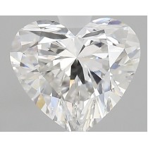 Lab Created 2.56 Carat F-VS2 Heart Shaped Diamond