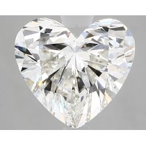 Lab Created 3.07 Carat H-VS1 Heart Shaped Diamond