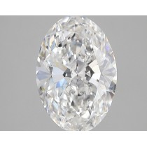 Lab Created 3.41 Carat F-VS2 Oval Diamond