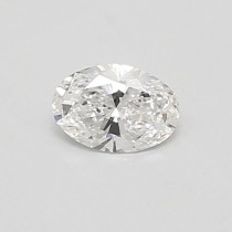 Lab Created 0.42 Carat E-VS2 Oval Diamond