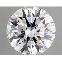 Lab Created 2.11 Carat E-VS2 Round Diamond