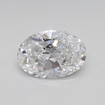 Lab Created 0.41 Carat D-VVS2 Oval Diamond