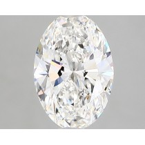 Lab Created 2.01 Carat E-VS1 Oval Diamond