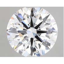 Lab Created 2.13 Carat E-SI1 Round Diamond