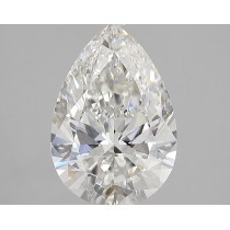 Lab Created 3.04 Carat G-SI1 Pear Shaped Diamond Lab Created 3.04 Carat G-SI1 Pear Shaped Diamond