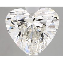 Lab Created 3.03 Carat G-VS1 Heart Shaped Diamond