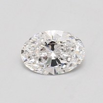 Lab Created 0.65 Carat D-VS1 Oval Diamond Lab Created 0.65 Carat D-VS1 Oval Diamond