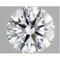 Lab Created 2.55 Carat E-SI1 Round Diamond Lab Created 2.55 Carat E-SI1 Round Diamond