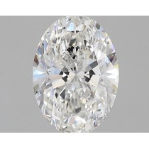 Lab Created 2.20 Carat G-SI2 Oval Diamond