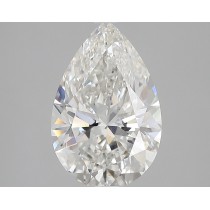 Lab Created 3.54 Carat H-VS2 Pear Shaped Diamond