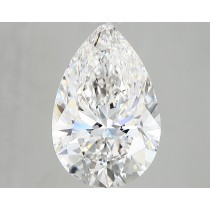 Lab Created 4.14 Carat F-SI1 Pear Shaped Diamond