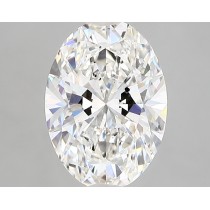 Lab Created 2.19 Carat F-VS2 Oval Diamond