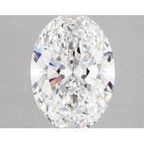 Lab Created 2.14 Carat E-SI1 Oval Diamond