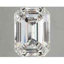 Lab Created 3.14 Carat G-SI1 Emerald Cut Diamond Lab Created 3.14 Carat G-SI1 Emerald Cut Diamond