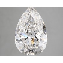 Lab Created 2.79 Carat G-SI1 Pear Shaped Diamond Lab Created 2.79 Carat G-SI1 Pear Shaped Diamond