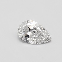Lab Created 0.40 Carat E-SI1 Pear Shaped Diamond