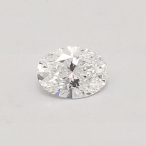 Lab Created 0.33 Carat D-VS1 Oval Diamond