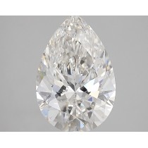 Lab Created 4.05 Carat G-VS1 Pear Shaped Diamond Lab Created 4.05 Carat G-VS1 Pear Shaped Diamond