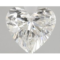 Lab Created 3.01 Carat H-VS1 Heart Shaped Diamond