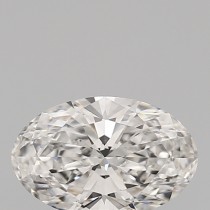 Lab Created 1.12 Carat E-VS1 Oval Diamond