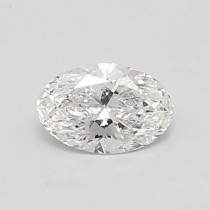 Lab Created 0.64 Carat D-SI1 Oval Diamond